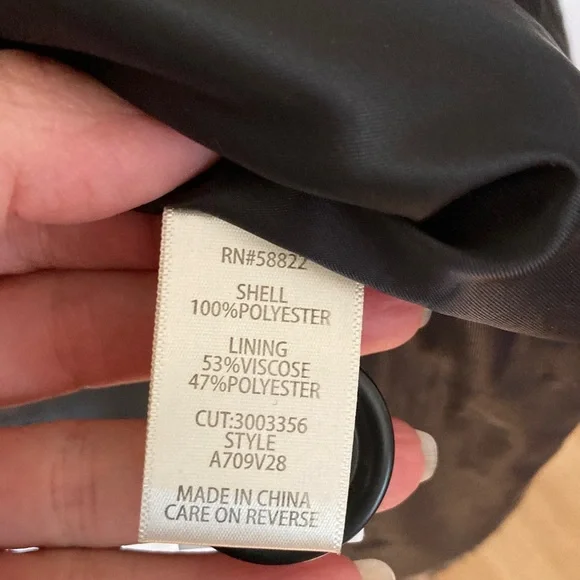 Max Studio Leopard Print Pea Coat - Picture 6 of 10